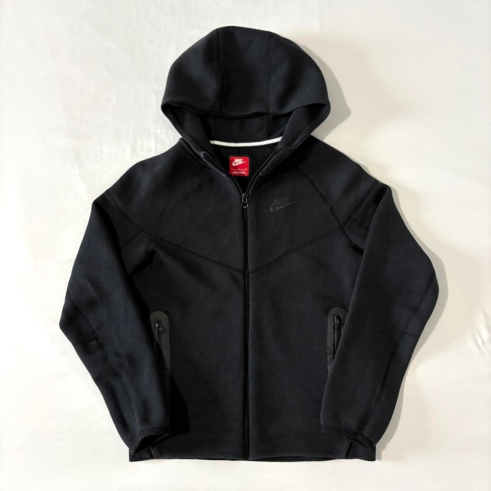 Nike Tech Fleece Full Zip Hoodie Youth Large Black Sportswear Athleisure